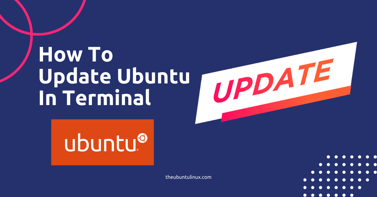 update ubuntu in terminal