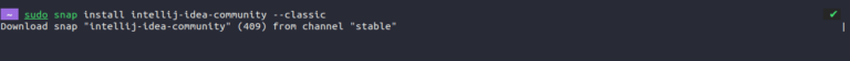 Install Intellij Ubuntu Using Terminal