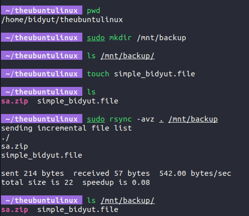 rsync uses examples debian