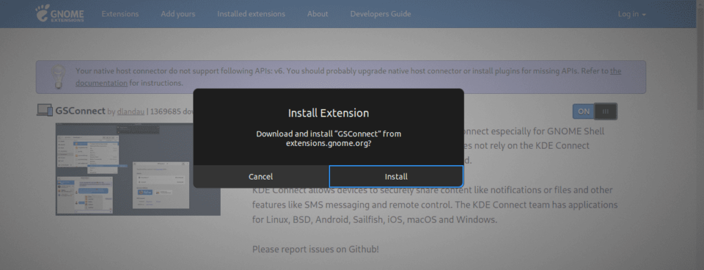 gnome extensions install ubuntu 22.04